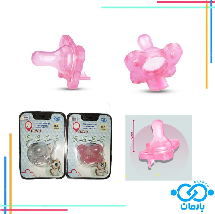 پستانک تمام سیلیکونی انگشتی navy baby