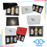 پک سه تایی شیشه شیر پیرکس و بطری navy baby pp