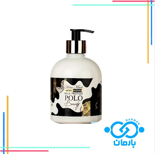 ماسک مو بدون سولفات بدون آبکشی پلو بیوتی شیر گاو 450 میلیpolo beauty